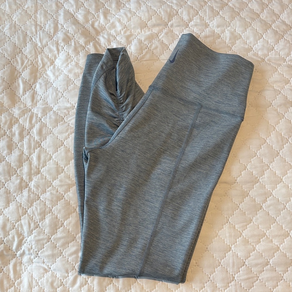Nike Women's Leggings - Soft Blue